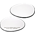 Driver and Passenger Side Mirror Glass, Heated, No Blind Spot Feature, No Turn Signal Light