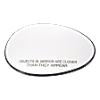 Driver and Passenger Side Mirror Glass, Heated, No Blind Spot Feature, No Turn Signal Light