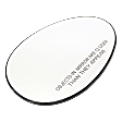 Driver and Passenger Side Mirror Glass, Heated, No Blind Spot Feature, No Turn Signal Light
