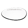 Driver and Passenger Side Mirror Glass, Heated, No Blind Spot Feature, No Turn Signal Light