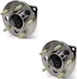 SET-MO512003-2 Rear, Driver and Passenger Side Wheel Hub, 5 Lugs, With Bearing, FWD, Problem Solver Series