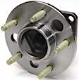 SET-MO512003-2 Rear, Driver and Passenger Side Wheel Hub, 5 Lugs, With Bearing, FWD, Problem Solver Series