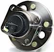 SET-MO512003-2 Rear, Driver and Passenger Side Wheel Hub, 5 Lugs, With Bearing, FWD, Problem Solver Series