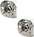 SET-MO512020-2 Rear, Driver and Passenger Side Wheel Hub, 4 Lugs, With Bearing, 2.2L, 4Cyl, Problem Solver Series