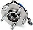 SET-MO512153-2 Rear, Driver and Passenger Side Wheel Hub, 5 Lugs, With Bearing, Problem Solver Series