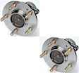SET-MO512189-2 Rear, Driver and Passenger Side Wheel Hub, 5 Lugs, With Bearing, Problem Solver Series