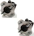 SET-MO512209-2 Rear, Driver and Passenger Side Wheel Hub, 4 Lugs, With Bearing, 1.5L, 4Cyl, Problem Solver Series