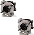 SET-MO512210-2 Rear, Driver and Passenger Side Wheel Hub, 4 Lugs, With Bearing, FWD, 1.5L, 4Cyl, Problem Solver Series