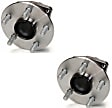 2003 Toyota Corolla - Rear, Driver and Passenger Side Wheel Hub, Non-ABS, 5 Lugs, With Bearing