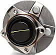 2003 Toyota Corolla - Rear, Driver and Passenger Side Wheel Hub, Non-ABS, 5 Lugs, With Bearing