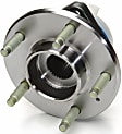 SET-MO512223-2 Rear, Driver and Passenger Side Wheel Hub, 5 Lugs, With Bearing, Problem Solver Series