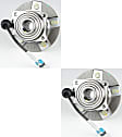 SET-MO512229-2 Rear, Driver and Passenger Side Wheel Hub, 5 Lugs, With Bearing, Problem Solver Series