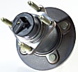 SET-MO512247-2 Rear, Driver and Passenger Side Wheel Hub, 4 Lugs, With Bearing, Problem Solver Series