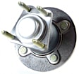 SET-MO512248-2 Rear, Driver and Passenger Side Wheel Hub, 4 Lugs, With Bearing, Problem Solver Series