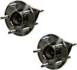 SET-MO512250-2 Rear, Driver and Passenger Side Wheel Hub, 5 Lugs, With Bearing, Problem Solver Series