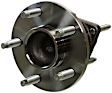 SET-MO512250-2 Rear, Driver and Passenger Side Wheel Hub, 5 Lugs, With Bearing, Problem Solver Series