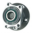 SET-MO512253-2 Rear, Driver and Passenger Side Wheel Hub, 5 Lugs, With Bearing, Problem Solver Series