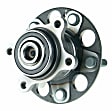 SET-MO512256-2 Rear, Driver and Passenger Side Wheel Hub, 5 Lugs, With Bearing, Problem Solver Series