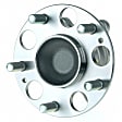 SET-MO512256-2 Rear, Driver and Passenger Side Wheel Hub, 5 Lugs, With Bearing, Problem Solver Series
