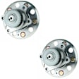 SET-MO512265-2 Rear, Driver and Passenger Side Wheel Hub, 5 Lugs, With Bearing, Sedan, FWD, Problem Solver Series