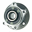 SET-MO512273-2 Rear, Driver and Passenger Side Wheel Hub, 5 Lugs, With Bearing, AWD, Problem Solver Series
