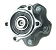 SET-MO512292-2 Rear, Driver and Passenger Side Wheel Hub, 5 Lugs, With Bearing, Problem Solver Series