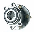 SET-MO512293-2 Rear, Driver and Passenger Side Wheel Hub, 5 Lugs, With Bearing, Problem Solver Series