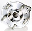 SET-MO512300-2 Rear, Driver and Passenger Side Wheel Hub, 5 Lugs, With Bearing, AWD, Problem Solver Series