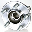 SET-MO512301-2 Rear, Driver and Passenger Side Wheel Hub, 5 Lugs, With Bearing, Problem Solver Series