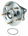 SET-MO512310-2 Rear, Driver and Passenger Side Wheel Hub, 5 Lugs, With Bearing, Problem Solver Series