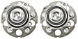 SET-MO512320-2 Rear, Driver and Passenger Side Wheel Hub, 5 Lugs, With Bearing, 3.5L, 6Cyl, Problem Solver Series