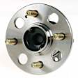 SET-MO512325-2 Rear, Driver and Passenger Side Wheel Hub, 4 Lugs, With Bearing, Problem Solver Series