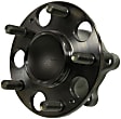 SET-MO512327-2 Rear, Driver and Passenger Side Wheel Hub, 5 Lugs, With Bearing, Problem Solver Series