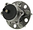 SET-MO512332-2 Rear, Driver and Passenger Side Wheel Hub, 5 Lugs, With Bearing, Problem Solver Series