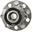 2010 Jeep Patriot - Rear, Driver and Passenger Side Wheel Hub, 4WD, Sport Utility, 5 Lugs, With Bearing, Problem Solver Series