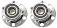 2015 Lexus IS250 - Rear, Driver and Passenger Side Wheel Hub, RWD, 5 Lugs, With Bearing, Problem Solver Series