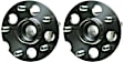 SET-MO512338-2 Rear, Driver and Passenger Side Wheel Hub, 5 Lugs, With Bearing, AWD, Problem Solver Series
