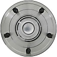 SET-MO512360-2 Rear, Driver and Passenger Side Wheel Hub, 5 Lugs, With Bearing, Problem Solver Series