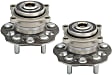 SET-MO512366-2 Rear, Driver and Passenger Side Wheel Hub, 5 Lugs, With Bearing, 3.5L, 6Cyl, Problem Solver Series