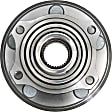 SET-MO512369-2 Rear, Driver and Passenger Side Wheel Hub, 5 Lugs, With Bearing,, Problem Solver Series