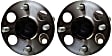 SET-MO512370-2 Rear, Driver and Passenger Side Wheel Hub, 4 Lugs, With Bearing, Problem Solver Series