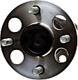 SET-MO512370-2 Rear, Driver and Passenger Side Wheel Hub, 4 Lugs, With Bearing, Problem Solver Series