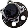 SET-MO512370-2 Rear, Driver and Passenger Side Wheel Hub, 4 Lugs, With Bearing, Problem Solver Series