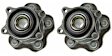 SET-MO512373-2 Rear, Driver and Passenger Side Wheel Hub, 5 Lugs, With Bearing, AWD, Problem Solver Series