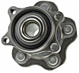 SET-MO512373-2 Rear, Driver and Passenger Side Wheel Hub, 5 Lugs, With Bearing, AWD, Problem Solver Series