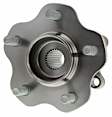 SET-MO512373-2 Rear, Driver and Passenger Side Wheel Hub, 5 Lugs, With Bearing, AWD, Problem Solver Series