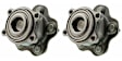 SET-MO512389-2 Rear, Driver and Passenger Side Wheel Hub, 5 Lugs, With Bearing, Sedan, FWD, 2.5L, 4Cyl, Problem Solver Series