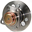 SET-MO512391-2 Rear, Driver and Passenger Side Wheel Hub, 5 Lugs, With Bearing, Problem Solver Series