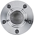 SET-MO512394-2 Rear, Driver and Passenger Side Wheel Hub, 5 Lugs, With Bearing, FWD, Problem Solver Series
