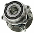 SET-MO512401-2 Rear, Driver and Passenger Side Wheel Hub, 5 Lugs, With Bearing,, Problem Solver Series